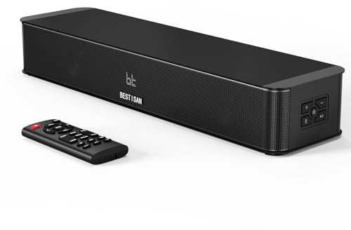 BESTISAN Soundbar for TV with Built-In Subwoofer