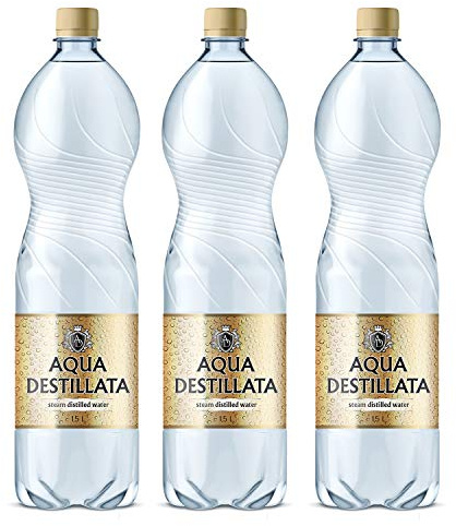 Distilled Water 4.5 L (3 Bottles x 1.5 L) 100% Pure Steam Distilled Water TDS 000 PPM