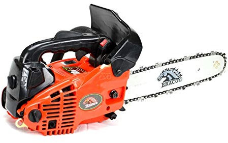 BRACOG- Motosierra de gasolina de poda 25.4cc, Espdin de 12”