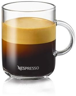 Nespresso Vertuo Coffee Mug - Tazza in vetro, 390 ml
