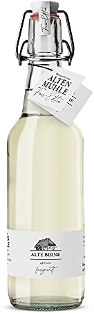 Brennerei Zur Alten Mühle - Alte Birne Fass-Edition - feine Williams Christ Birnen Spirituose in der klassischen Bügelflasche - milde Spirituose fassgereift im Schwarzwald, 1 x 0.5l
