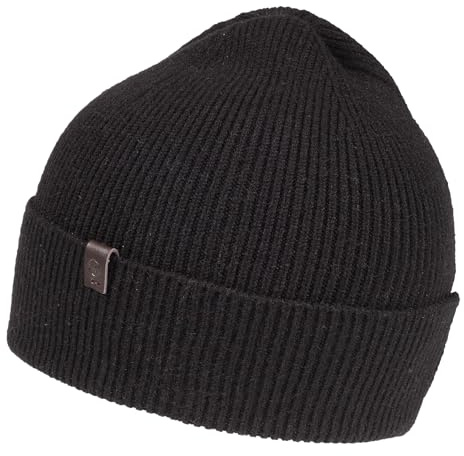 Isotoner Ultramjuk, ofodrad herrmössa, svart, One size