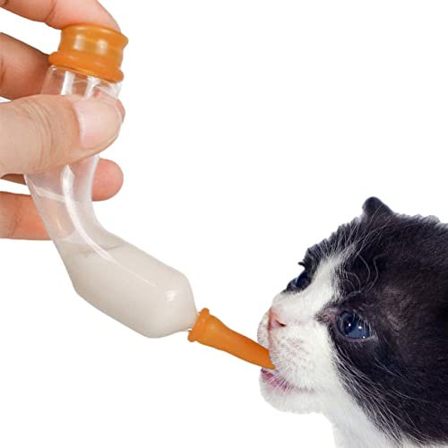 pologmase Katzenmilchspritze – Fütterungsspritze für Flüssigkeiten | Still-Fütterung Nippel und Spritzen für Welpen, Eichhörnchen, Kätzchen, Hamster