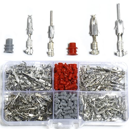 shengbowi Male Female Crimp Pins Removal Tool kit Wiring 1.5/3.5mm Terminal Automotive Connector Car Electrical Wire Removal Non-Insulated Plug
