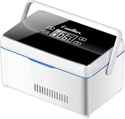 Frigo per insulina Contenitore per insulina portatile, Display a LED per scatola più fresca, Contenitore per dispositivo di raffreddamento per insulina Contenitore per dispositivo di raffreddamento
