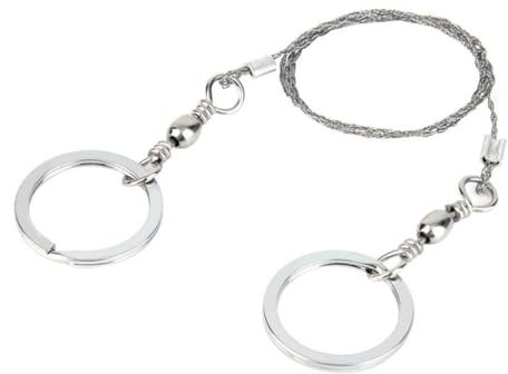 Motosierra de bolsillo para exteriores, mini sierra de alambre de acero inoxidable, sierra de cable, sierra de poste de engranaje, motosierra, herramientas al aire libre para equipos de supervivencia