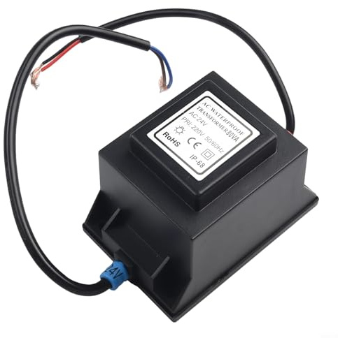 FACULX LED-Trafo 24 V Netzteil AC, Außennetzteil-Transformator IP67, AC einphasiger Außenstromversorgungstransformator (80 W)