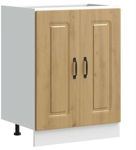 vidaXL Spülenunterschrank Kalmar Artisan-Eiche 60x46x81,5 cm