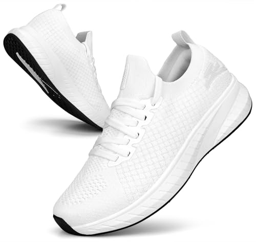 Puweco Scarpe Donna Running Sneakers Comode Tennis Leggero e Traspirante Tempo Libero Fitness Palestra Scarpe