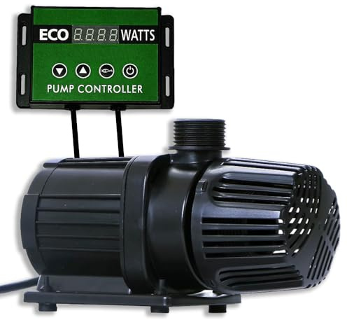 eco-filtration Hsbao Variable Flow DC Pond Pump – Energy-Efficient & Adjustable Pond Pump (20000L/H Max) – External & Submersible Use