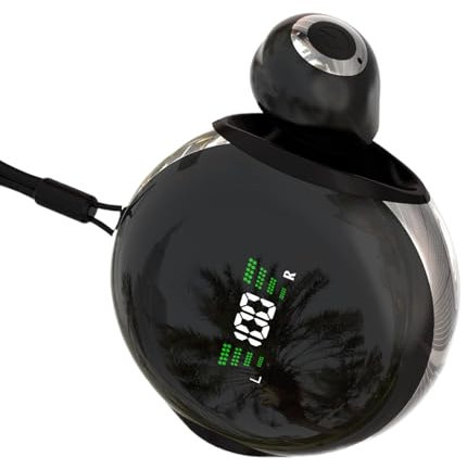 Auricolari Semi In-Ear - Cuffie Wireless | Cuffie Portatili Con Suono HD E Riduzione Del Rumore Per Casa, Viaggi E Sport