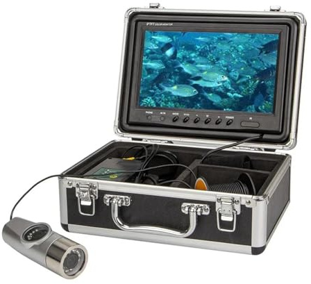 KAKAK IP68 wasserdichte Angel-Videokamera 1080P Mini Unterwasserkamera Fischfinder geeignet für geringe Sichtbarkeit