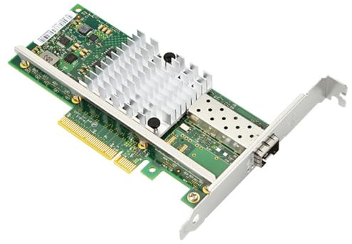 Port SFP+ 10 Gigabit PCIe 8X Interfaces réseau Carte optimisée pour serveurs stations de travail Virtualisation SFP+ Fibre optique Carte PCIe