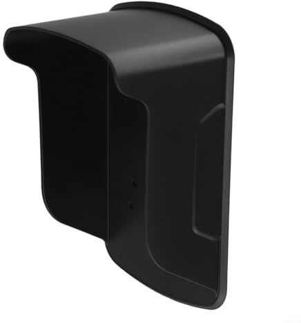 Yuanpgky Outdoor-Regenschutz für Zugangskontrollmaschine oder Türklingel, Wetterschutz, schwarze Kunststoffschale, passend für Geräte bis zu 13 cm hoch x 8,7 cm breit, wasserdichter Schutz (0)