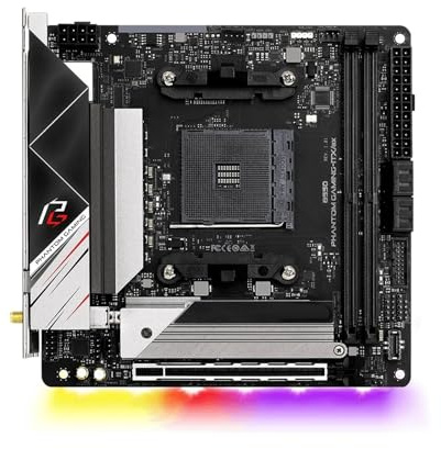 Motherboard Fit For ASRock B550 MINI TIX Motherboard Phantom Gaming-ITX/ax AMD AM4 DDR4 64GB Support 5600X 5600G 5700 5800 CPU NVMe SSD M.2
