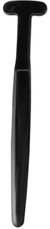PERSELOSO Raschietto Lingua in Plastica Nero 2 Pezzi Design Ergonomico per Pulizia Orale e Comfort Totale per Uso Quotidiano