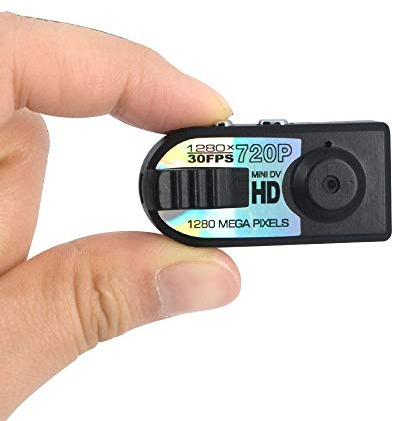 LIGHTOP Micro Digital Cámara Mini HD DV DVR Cámara de Voz Camcorder Camara Cam Video Grabador para Espiao (sin tarjeta TF)