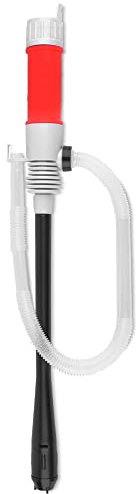 Racefoxx elektrische Benzinpumpe batteriebetrieben Fasspumpe Umfüllpumpe von Diesel Öl Wasser Kraftstoffpumpe Batterie