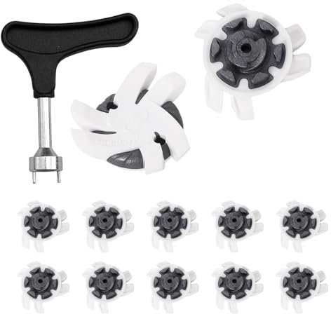 Crampons De Rechange pour Chaussures De Golf - 12 Pièces Antidérapantes à Torsion Rapide avec Pointes