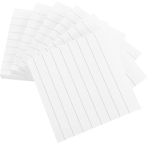 Tofficu 10 Weiße Blöcke Notizpapier Notizaufkleber Für Studenten Notizblöcke Fürs Büro Haftnotizen