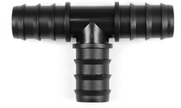Raccord de tuyau en PE 16 mm, 20 mm, 25 mm, coude droit, raccord de tuyau d'irrigation for serre, connecteurs de tuyau d'irrigation par micro-aspersion(Tee,16MM_8 PIECES)