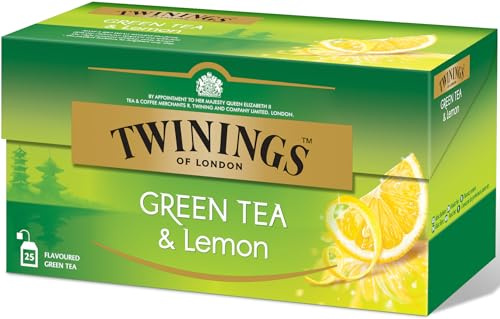 Twinings Té Verde con Limón, 25 Sobres