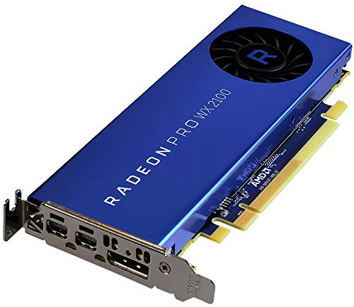 AMD - Radeon Pro Graphics Card WX2100 - 2GB GDDR5, PCIe 3.0, 1x DisplayPort, 2xMini-DisplayPorts