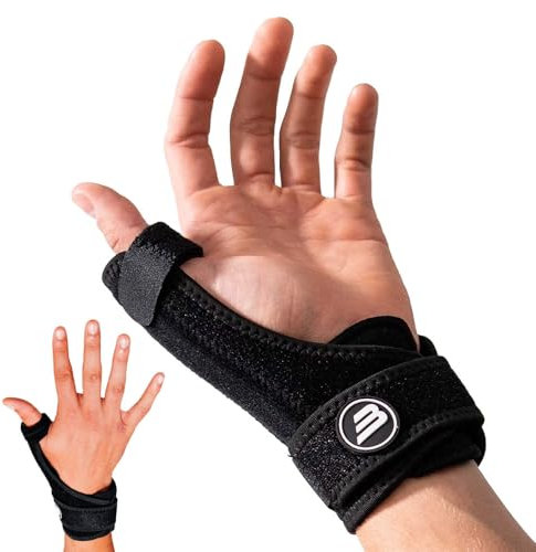 Bionix Thumb Support for Arthritis - Hand & Wrist Brace for Trigger Thumb, De Quervain's Tenosynovitis, Tendonitis, Carpal Tunnel, Injuries & Pain - Breathable Thumb Splint Left & Right Hand Support