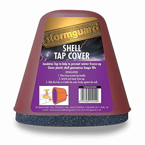 Stormguard Insulated Outside Tap Cover – Thermal Outdoor Faucet Jacket, Weatherproof Freeze Protection for Garden Taps, Easy Fit, Heavy Duty, Prevents Burst Pipes & Winter Damage