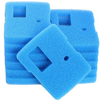 INGVIEE 12 Stück Kompatibel Blau Grob Filterschwamm für All Pond Solutions CUP-305