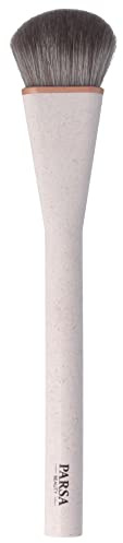 PARSA Beauty Nature Love Make up Pinsel aus Weizenstroh – Veganer Schminkpinsel zum ebenmäßigen Auftragen von Make-up – Foundation Pinsel mit extra weichem Pinselkopf aus Synthetikhaar