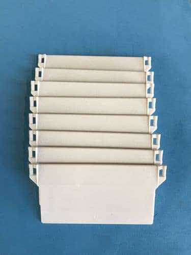 Pack of 10 vertical blind bottom weights (3.5 89mm)