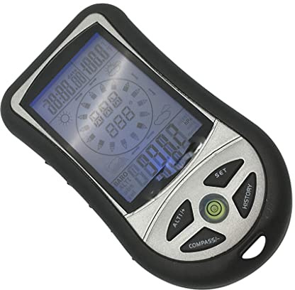 ZHCHAO 8 In 1 Handheld Electronic Navigation Gps Compass Altitude Gauge Thermometer Outdoor Fishing Barometer Without Batteries