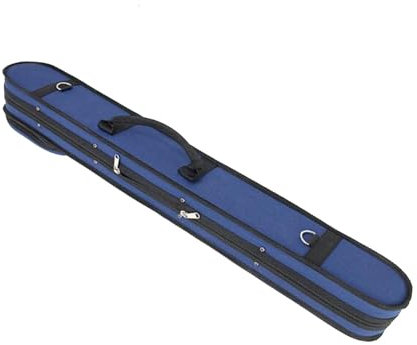 Kontrabassbogen, Bassbogenbox, wasserdicht, dick gepolstert, Bogentasche, Kontrabassbogenetui für Reiseauftritte, Outdoor-Camping, BLAU