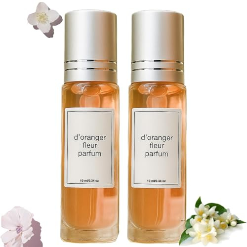 Eclat De Femme Elixir De Pheromone, Parfum Fleur D'oranger, Ecdf Parfums Phéromones, Parfum Pheromone Pour Femme, Fleur D'oranger Mini Parfume Voyage, Roll On Eau De Parfums Femmes (2PC)