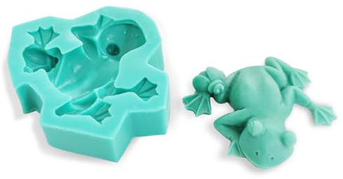 Moule en silicone en forme de grenouille pour fondant, gâteau, pâtisserie, outils de cuisson, moule à savon fait à la main