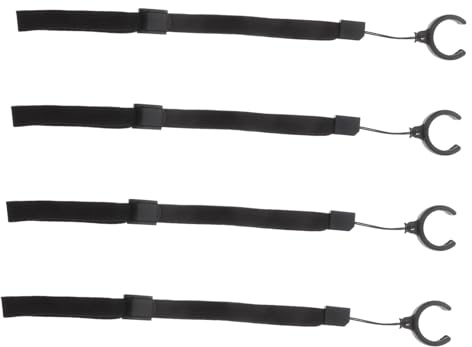 YOSADIER 4pièces Sangle Pour Cordon Anti-perte Dragonne Faite Main Pour Canne De Marche Porte-canne Lanière Anti-perte Pour Différents Types De