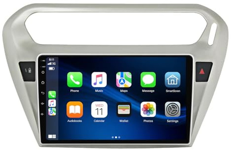 ADDUE For Car Gps Radio Android 14 9 Inch Touchscreen Radio for Peugeot 301 2014-2016,with Bluetooth USB Wifi Support SWC 1080P TV,with Car Stereo AND Backup Camera,G 8 Core 4G+Wifi 8G+128G