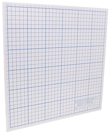 POPETPOP Tapete de Corte para Máquina de Tela 30 CM Almohadilla de PVC de Alta Dureza Rejilla Métrica Accesorio de Repuesto para Corte Preciso y Uso Profesional