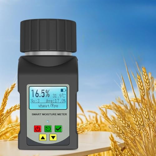 NEIQIUWING 25 misuratori di umidità per cereali, analizzatore di umidità intelligente