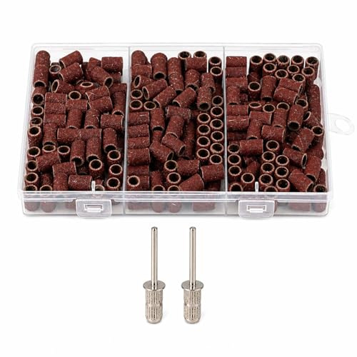 240 Piezas Mangas de Lijado, Tambor de Lijado, Accesorios de Amoladora con Grano 80 120 180 para Un Desbaste Preciso, para on Taladros Y Herramientas Rotativas El lijado de Madera Y Otros Materiales
