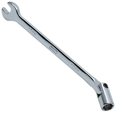 AUTUT 6.7-Inch Long Double Headed 10mm Rotary Torx Socket Head Open End Combination Spanner Wrench
