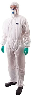 Portwest - Combinaison de travail jetable réutilisable 5 fois BizTex Pro Type 5/6 3XL Blanc