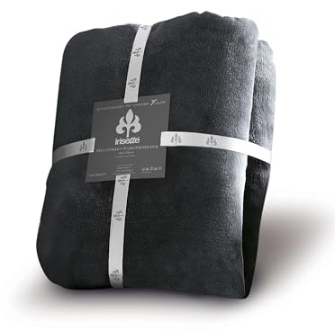 Irisette Microfaser Kuscheldecke Uni Castel 8900 Gr??e 150x200 cm Farbe anthra-11