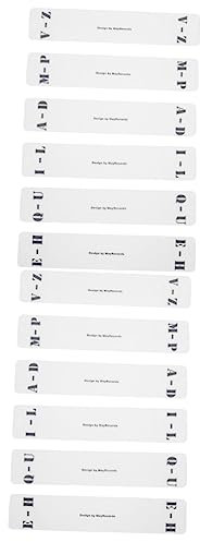 Ciieeo 12stücke Teiliges Cd-label Indexkarten Transparentem Acryl Für Horizontale Ablage Von Schallplatten Und Sortierung Für Sammler Und Musikliebhaber
