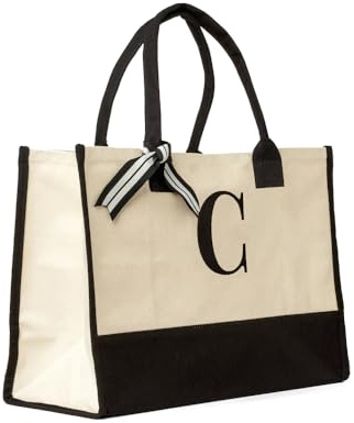 Baumwolltasche Damen XL 43x29x17 cm – Shopper 400 g/m² mit Bodenfalte