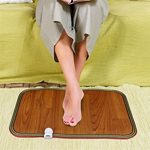 50W Fuß-Heizmatte Fußwärmer Fußheizung | 30 x 50 cm | 20℃ -40℃ | Einzelsteuerung Heizpad für Zuhause Büro AC 220V