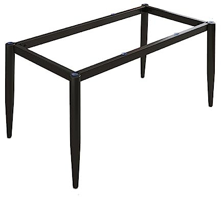 Möbelbeine Tischbeine Aus Metall, Rahmen, Rechteckige Tischbeine, Verstellbare Möbelbeine, Moderne Tischbasis, Esstischbein, Werkbank-Schrankbein, Für Marmor, Glas, Holzplatte, Mit Saugnäpfen (Sc..