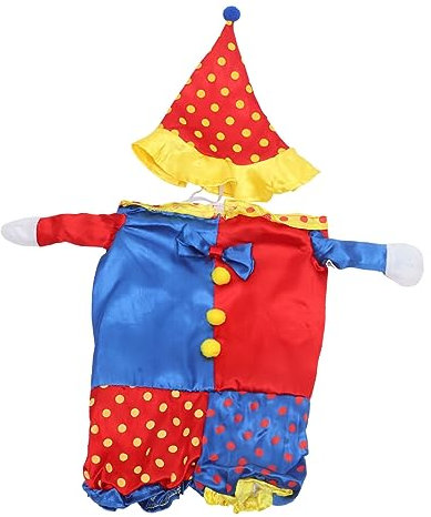 Milisten Hundekleidung in Clownform XXL Aus Hochwertigem Material Gefertigt Warm Und Angenehm Für Hunde Für Alltag Und Outdoor-aktivitäten