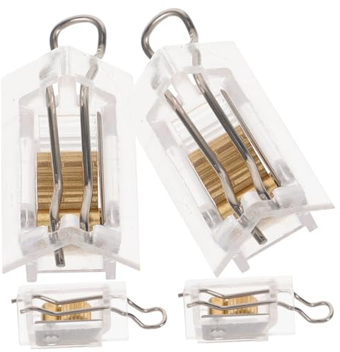 Mikikit 4pièces Verrou De Cordon pour Stores Vénitiens Lot de Matériau Fiable pour Stores Enrouleurs Accessoires De Fixation Pratiques